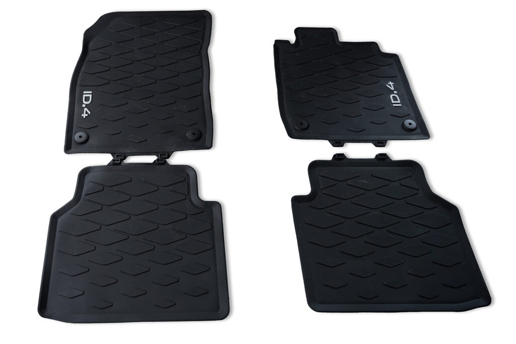 ID.4 Rubber Floor Mats - All Volkswagen Accessories Ireland