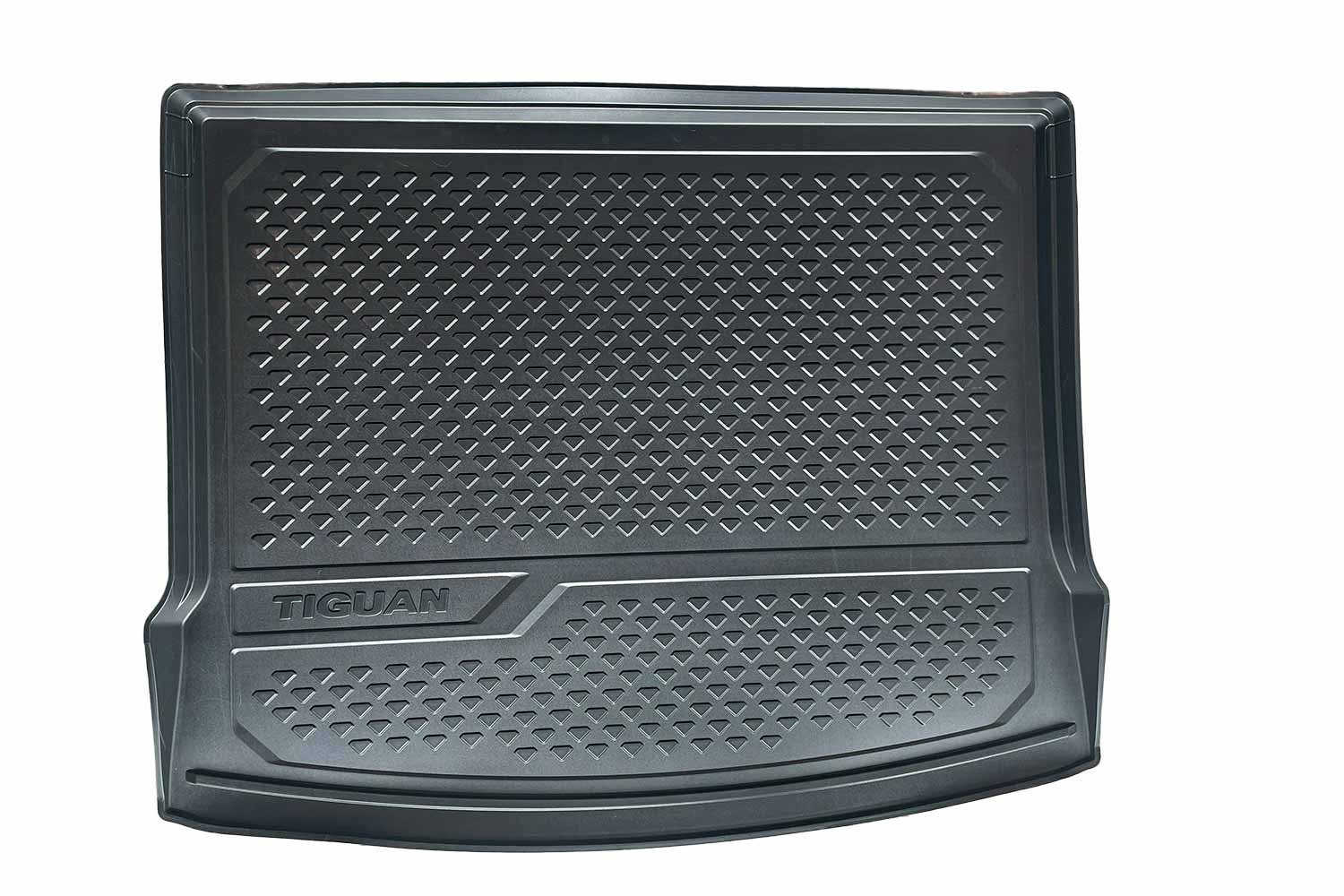 thumbnail image 2 of Tailored Rubber Boot Liner For VW Tiguan MK2 (2016-2022) - Black Vinyl Mat 2 of 6