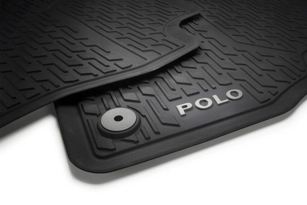 Genuine Volkswagen floor mats designed for model-specific fit